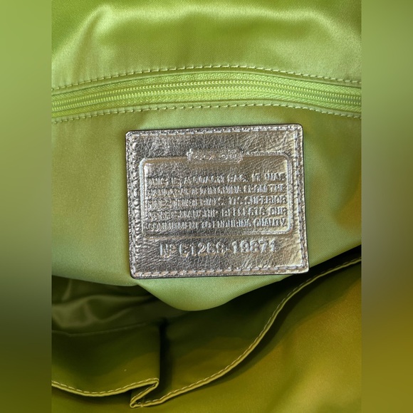 Coach Poppy Bag Tattersall Signature Glam Tote 3 Hangtags Coach Poppy - Picture 4 of 17